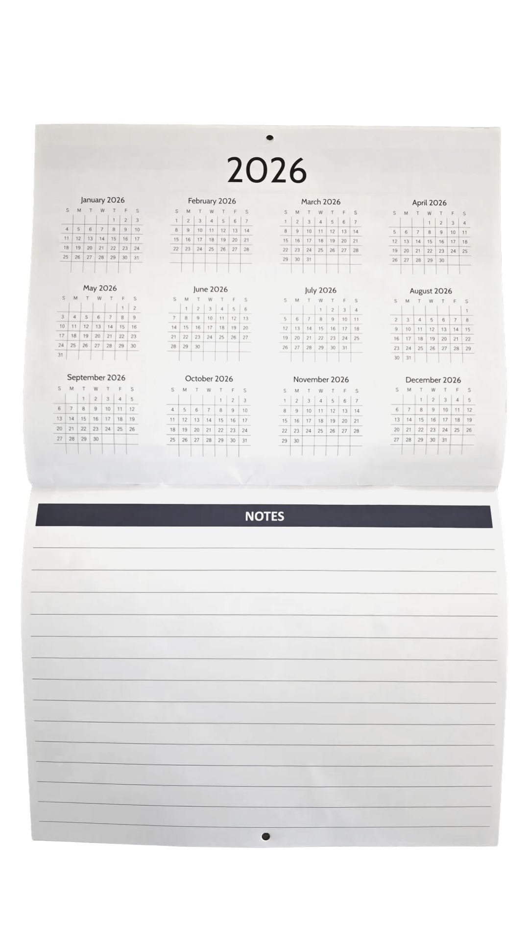 Aiisit Healthcare Calendar Book (Each)