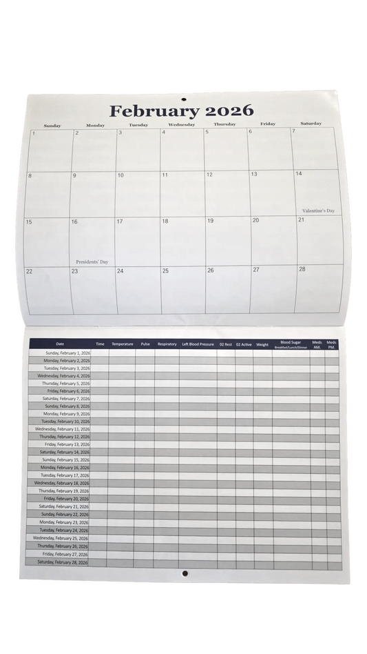 Aiisit Healthcare Calendar Book (Each)