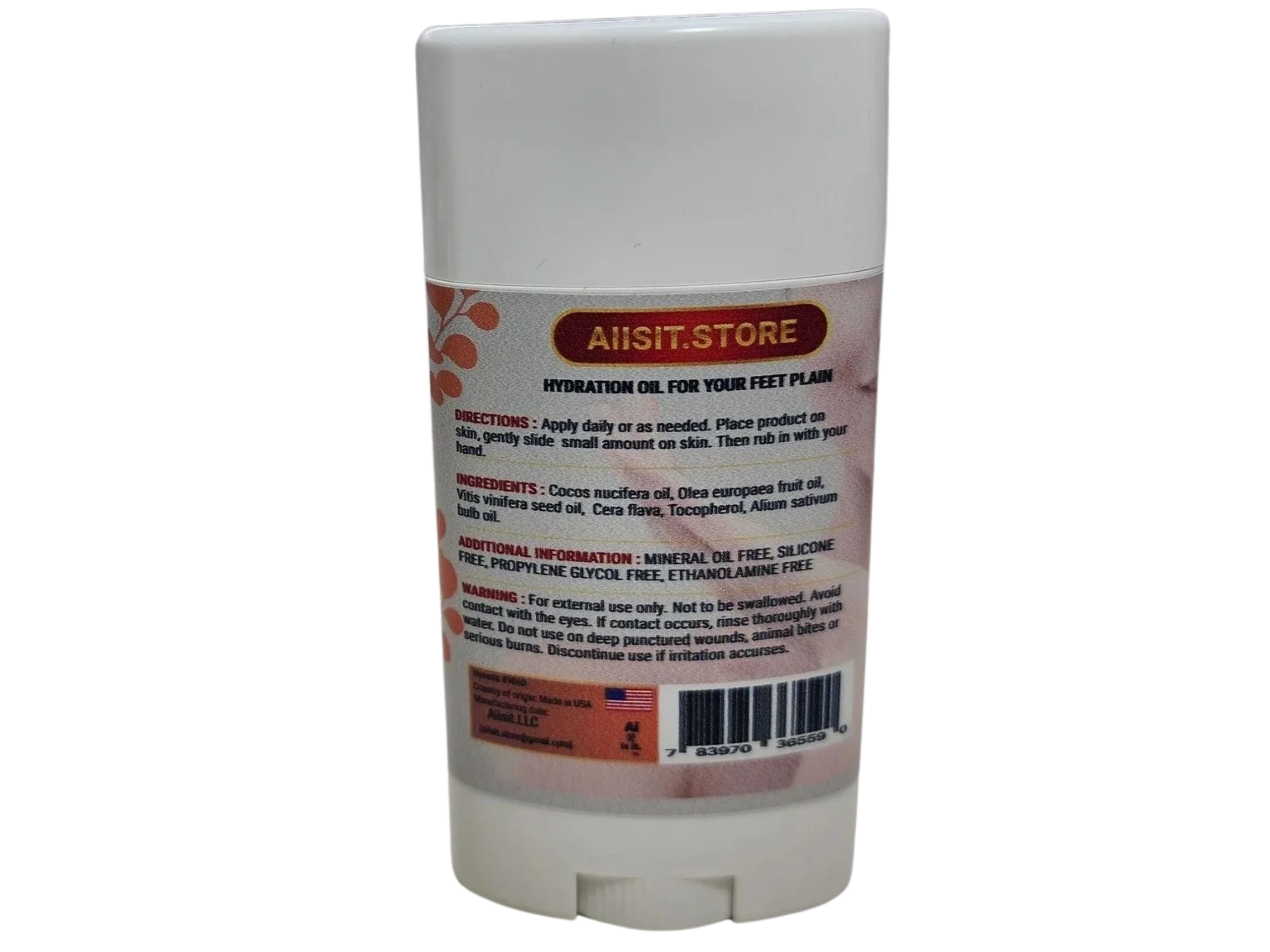 Aiisit.store  Love your Feet Plain Hydration  Oil