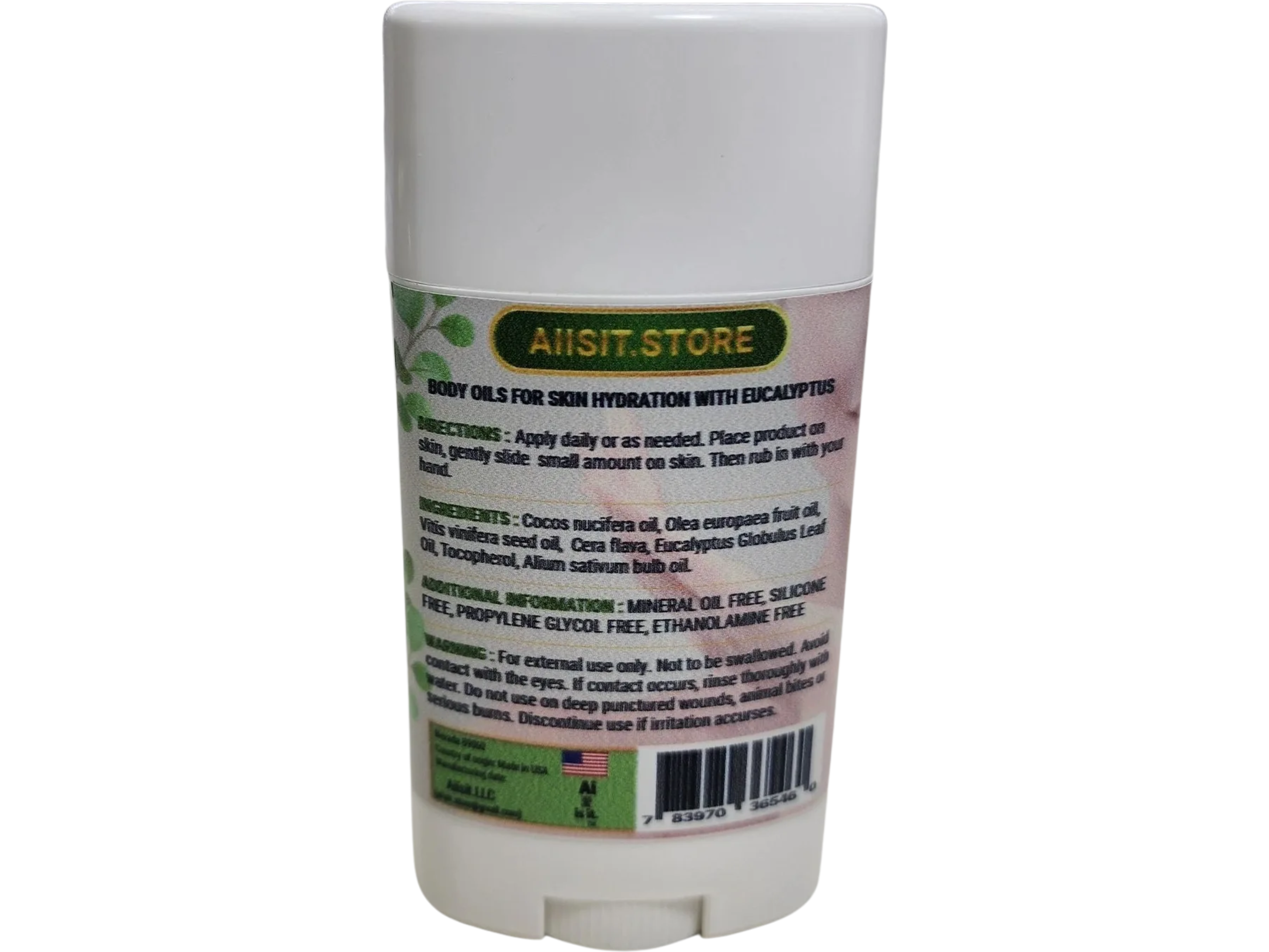 Aiisit.store   Love Your Body  Body Oil with Eucalyptus