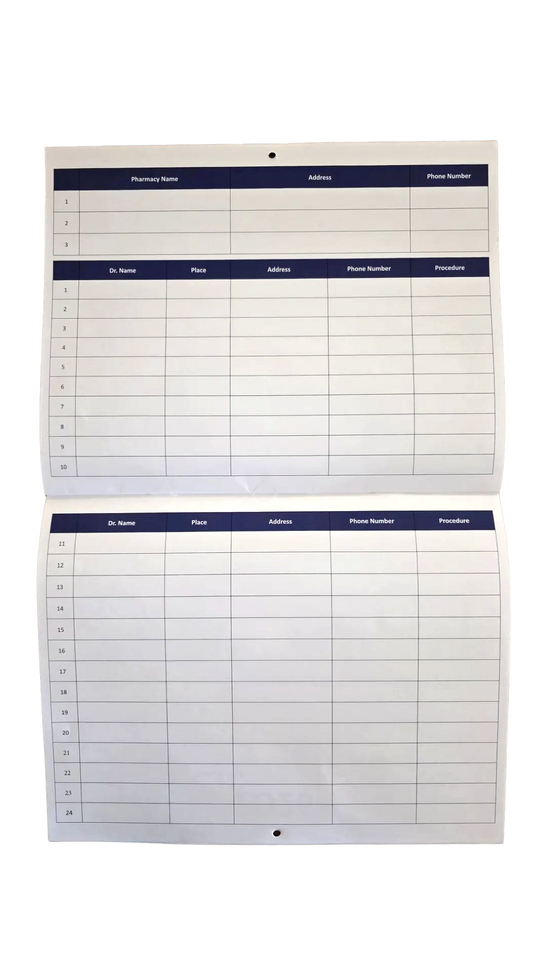 Aiisit  Healthcare Calendar Book (Each)