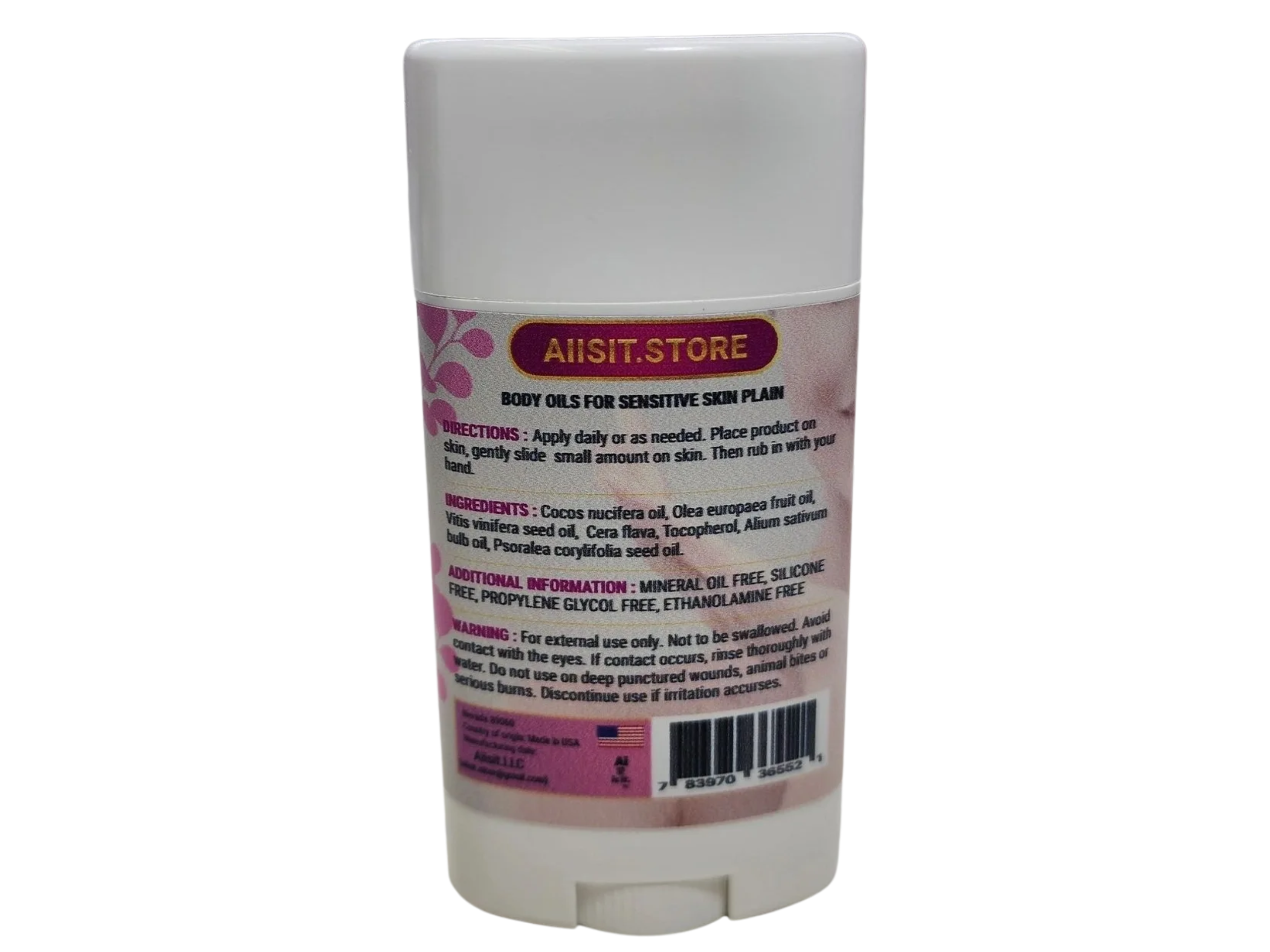 Aiisit.store  Love Your Body   Body Oil for Skin Sensitive Skin